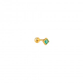 SILVER PIERCING WITH ZIRCON