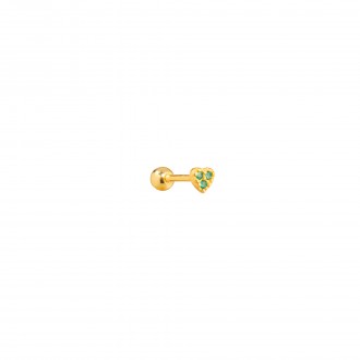 SILVER PIERCING WITH MINI HEART