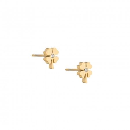 CLOVER STEEL EARRINGS