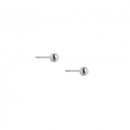 BRINCOS AÇO BOLA 4MM BRINCOS AÇO BOLA 4MM