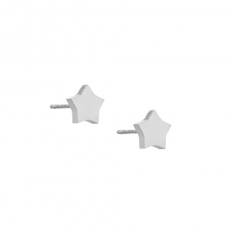 STAR STEEL EARRINGS
