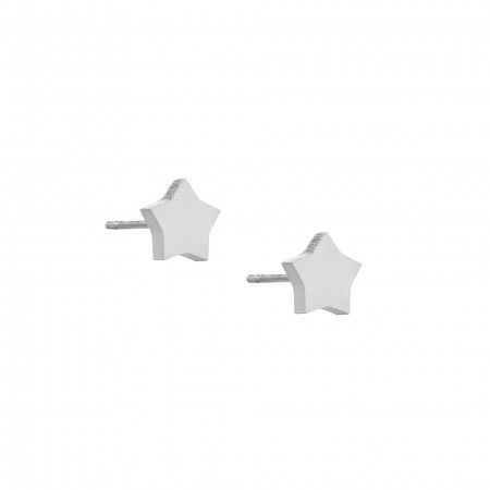 STAR STEEL EARRINGS