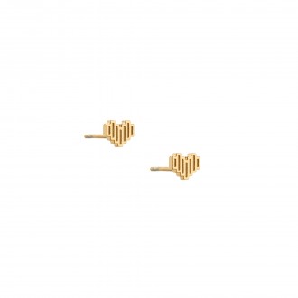 HEART STEEL EARRINGS