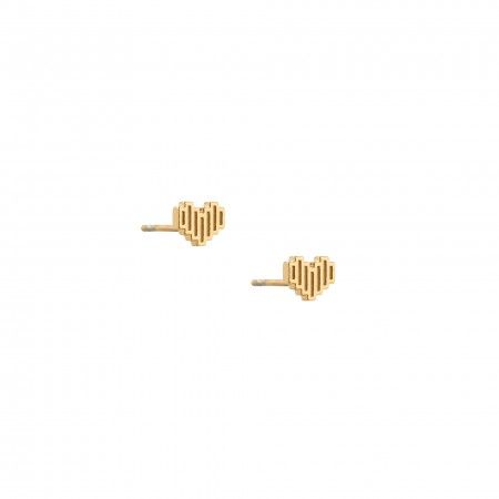 HEART STEEL EARRINGS