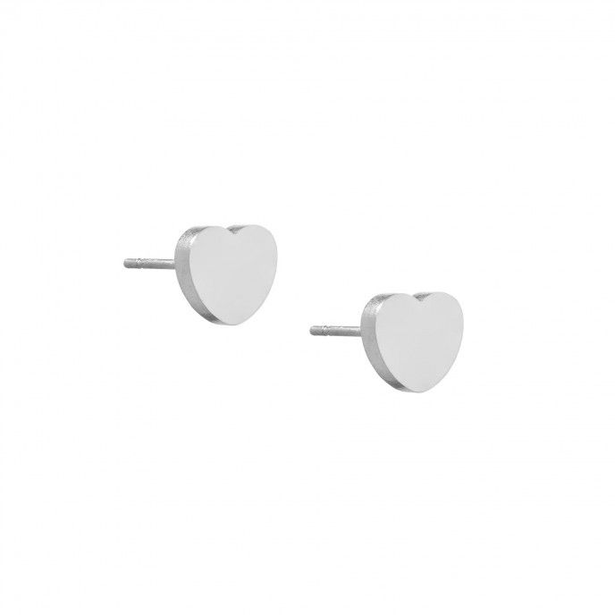 HEART STEEL EARRINGS