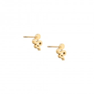 SNAKE STEEL EARRINGS