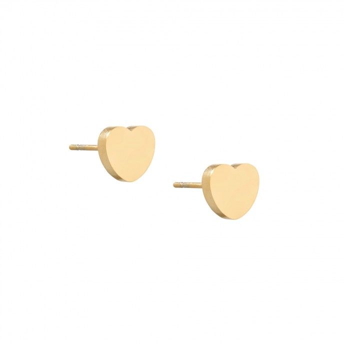 PENDIENTES DE ACERO CORAZN