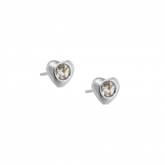 PENDIENTES DE ACERO CORAZ�N
