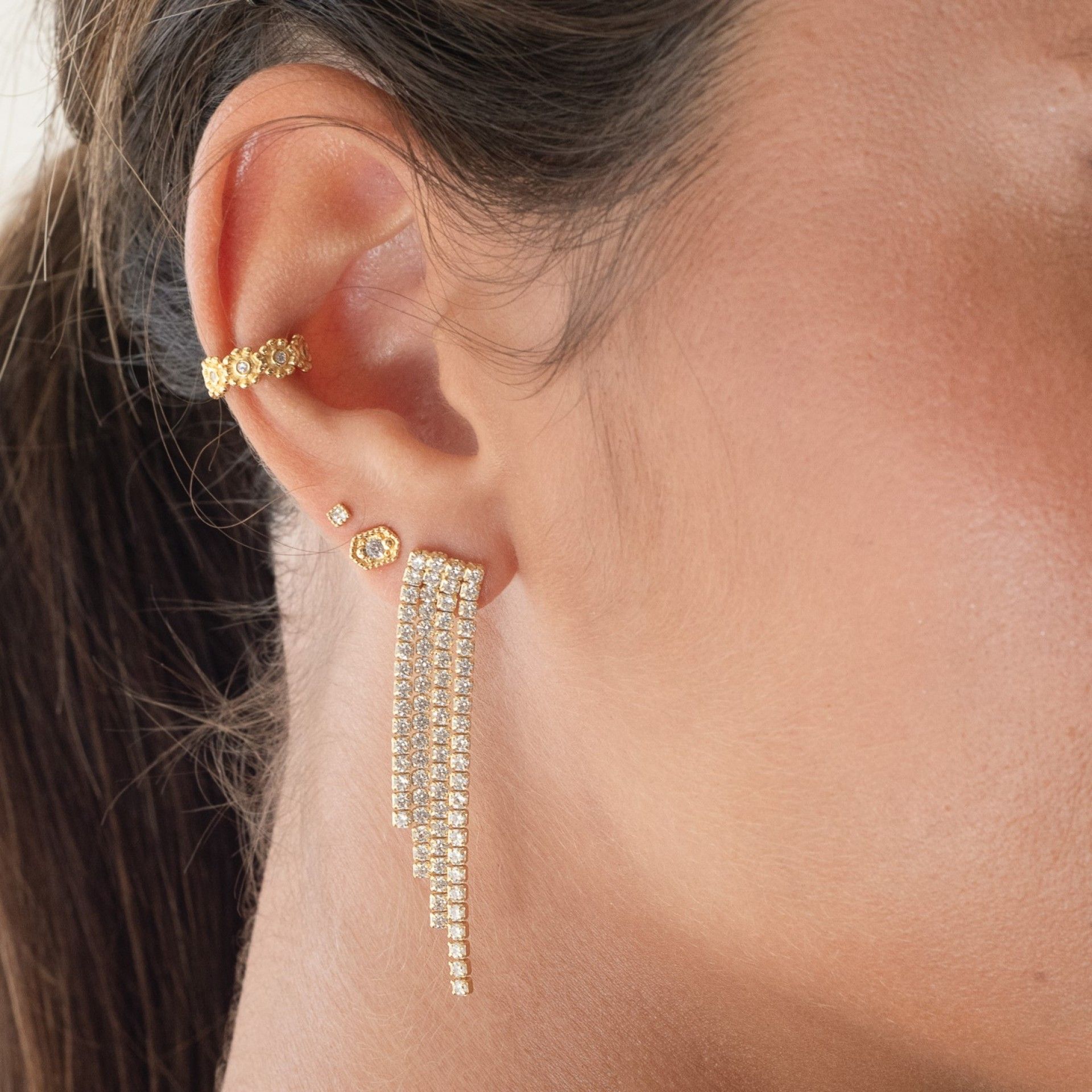 EAR CUFF FLORES