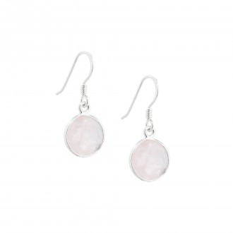 ROUND SILVER EARRINGS