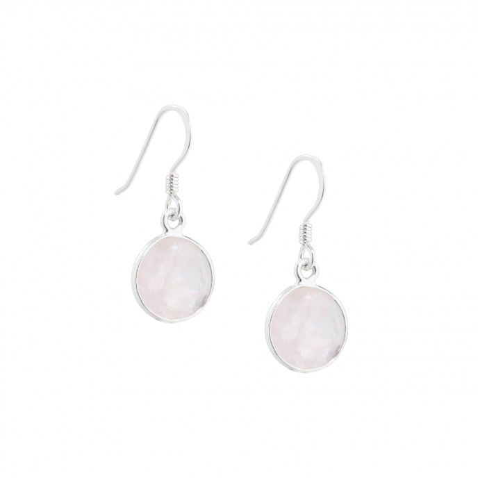 ROUND SILVER EARRINGS