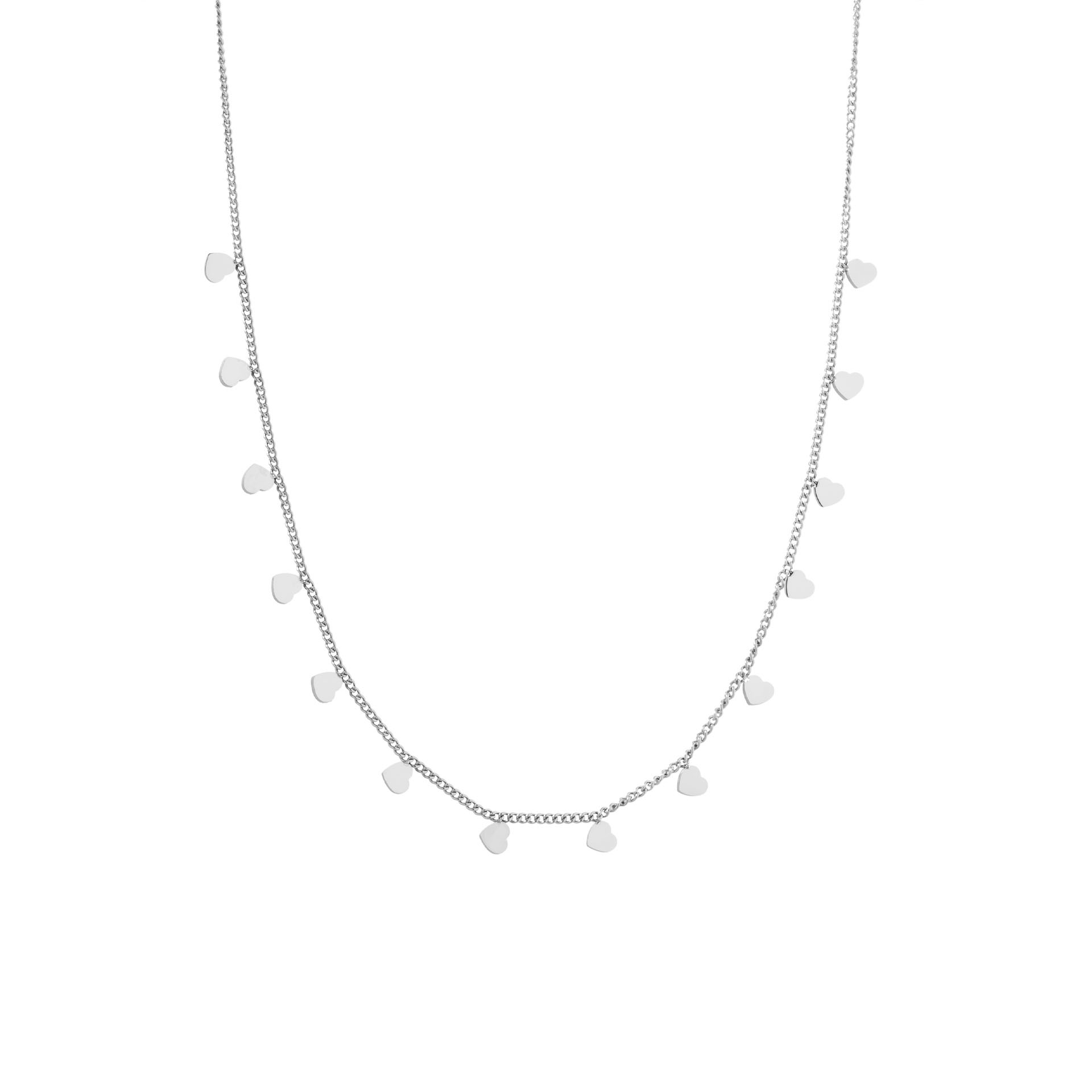 COLAR AÇO CORAÇÕES