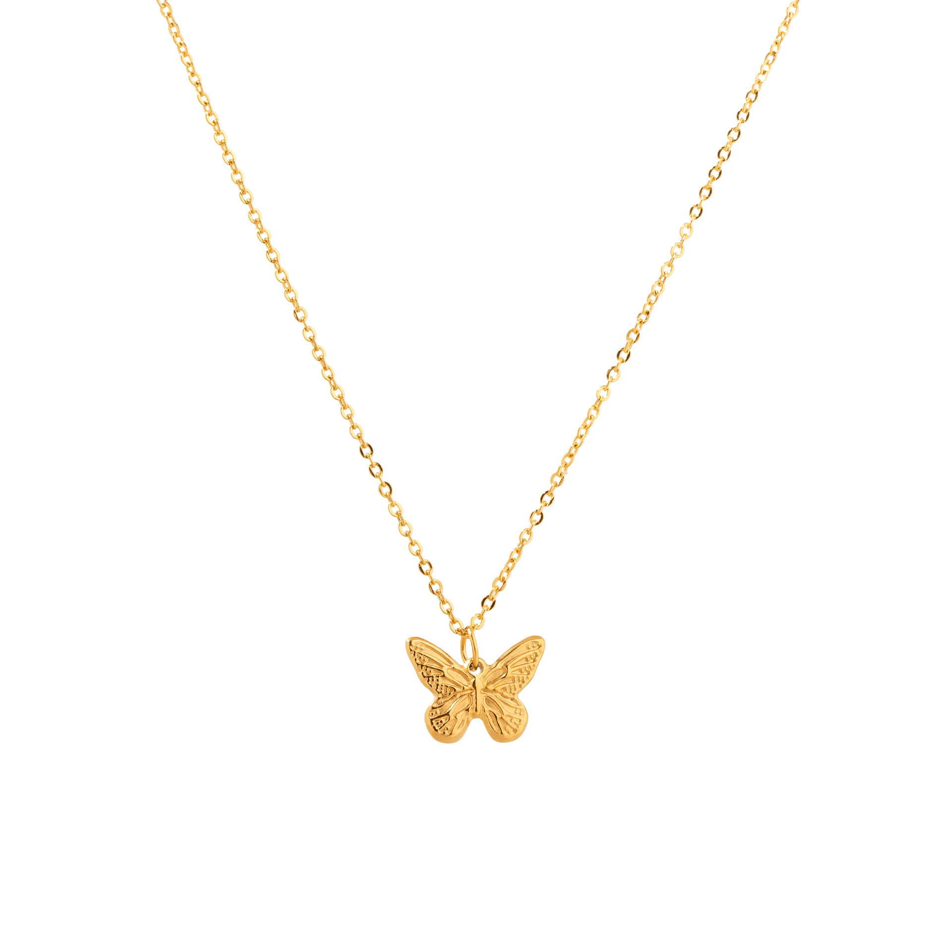 COLAR AÇO BORBOLETA