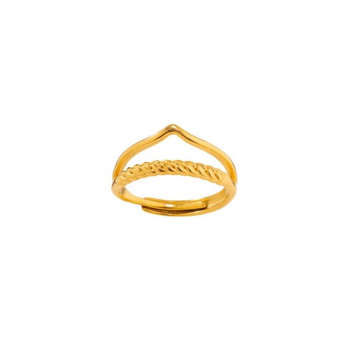 TIARA STEEL RING