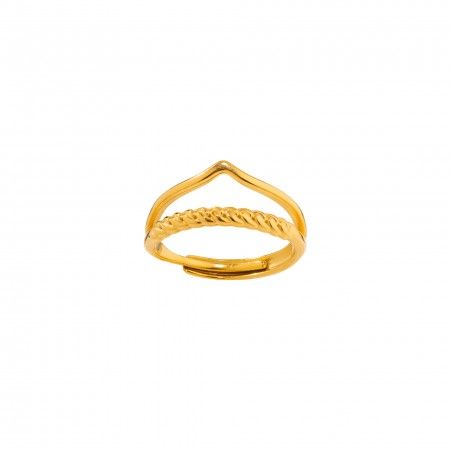 ANILLO DE ACERO CORONA