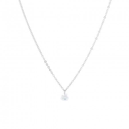 SILVER NECKLACE WITH HEART
