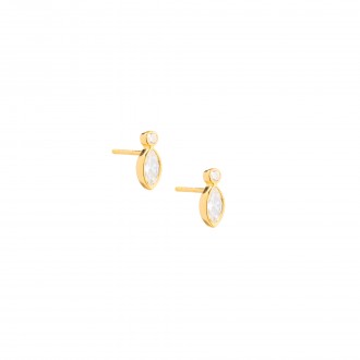 SHINY SILVER EARRINGS