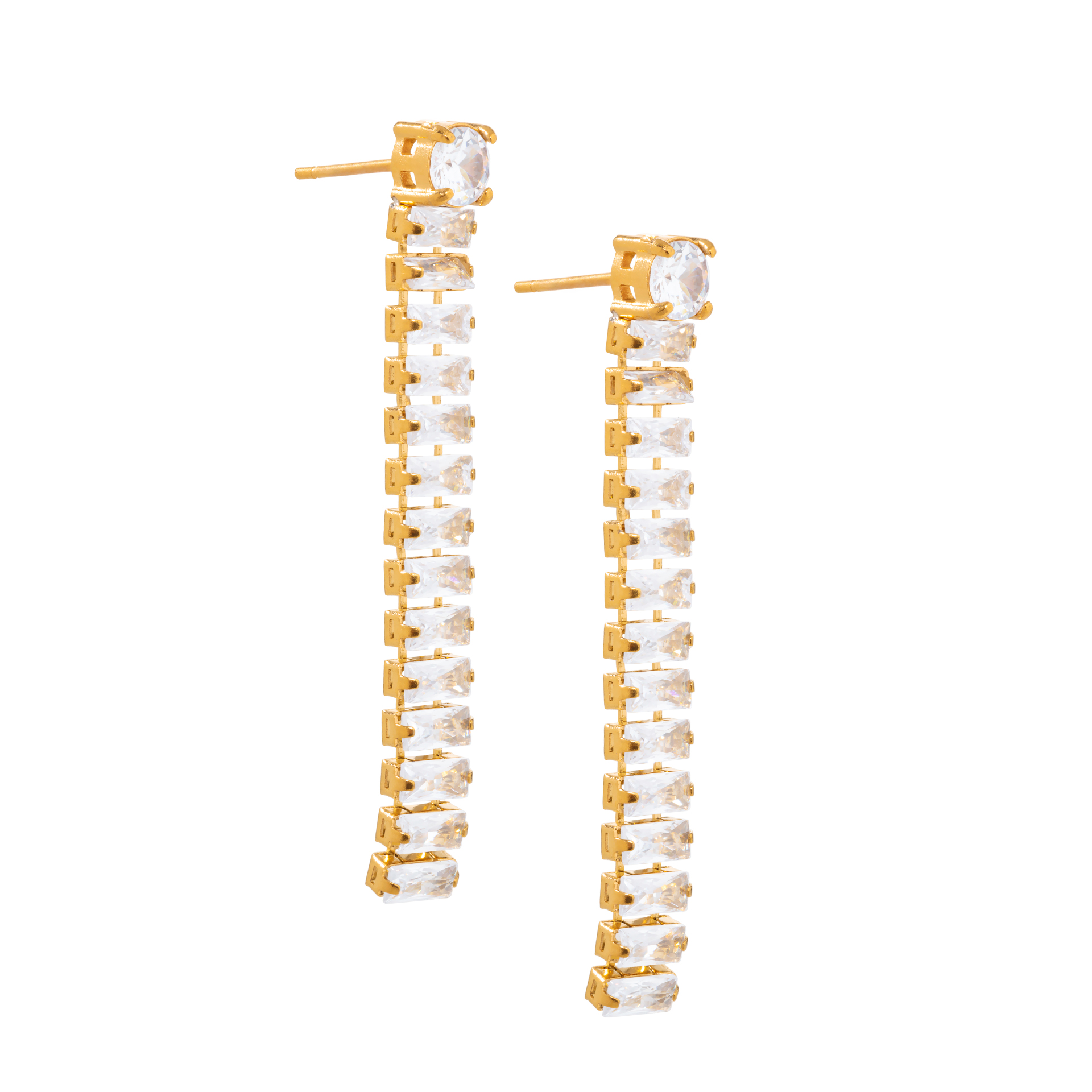 BRINCOS AÇO BRILHANTES