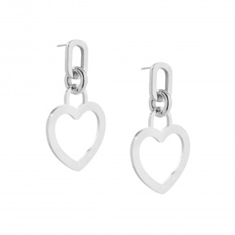 HEART STEEL EARRINGS