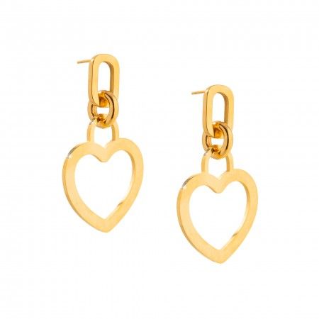 BRINCOS AÇO CORAÇÃO BRINCOS AÇO CORAÇÃO