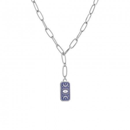 STEEL NECKLACE WITH EYE