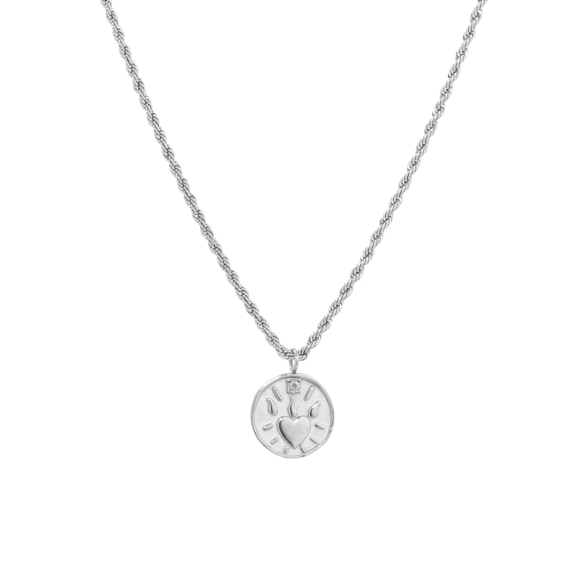 COLAR AÇO CORAÇÃO