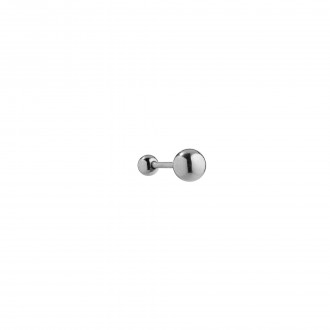 BRINCO ROSCA AÇO BOLA 6MM BRINCO ROSCA AÇO BOLA 6MM