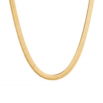 COLLAR DE ACERO SNAKE 40CM