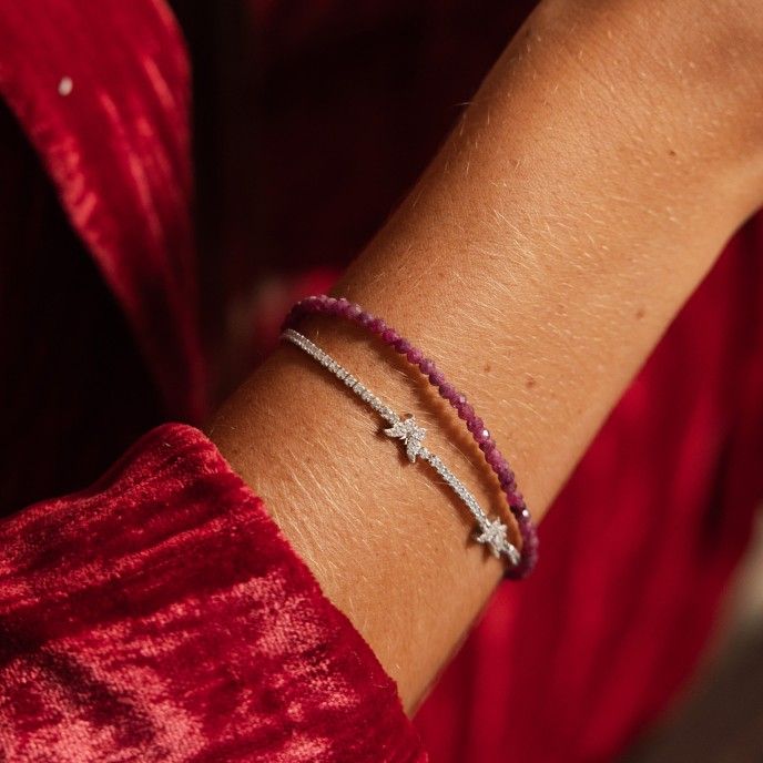 SILVER BRACELET WITH BUTTERFLIES