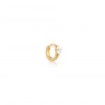 Silver with 18k Gold Plating - White