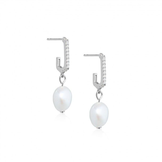 AROS CON PERLA IRREGULAR