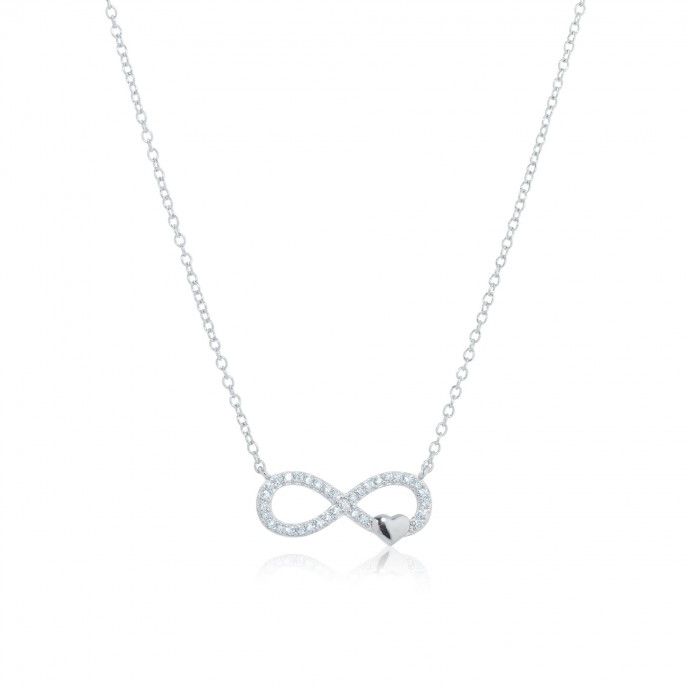 INFINITE SILVER NECKLACE
