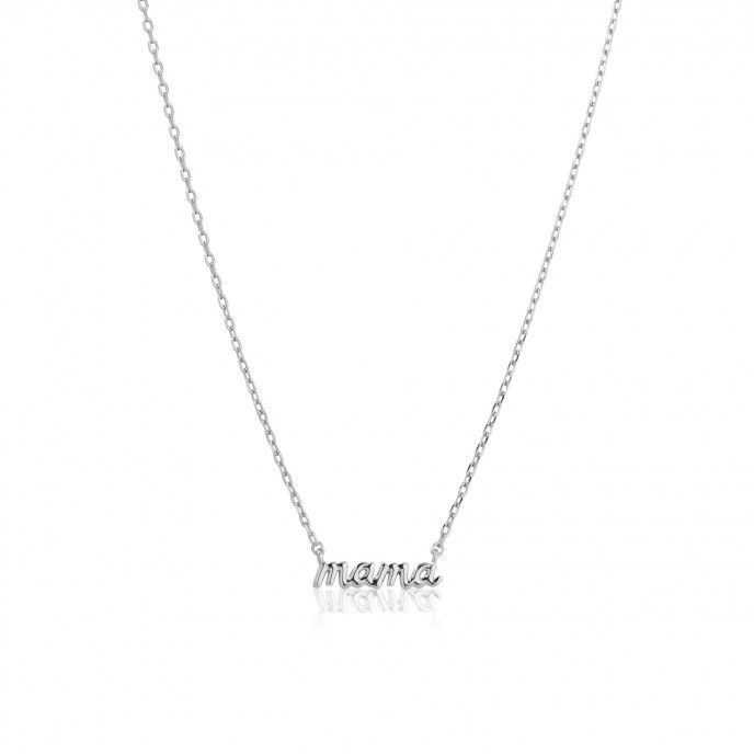 MAMA SILVER NECKLACE