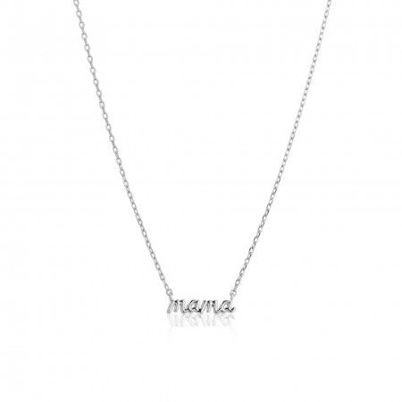 MAMA SILVER NECKLACE