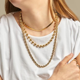 COLLAR DE ACERO CON BOLAS COLLAR DE ACERO CON BOLAS