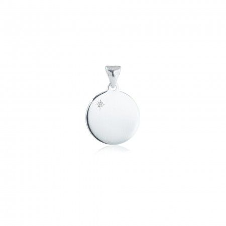 ROUND SILVER PENDANT