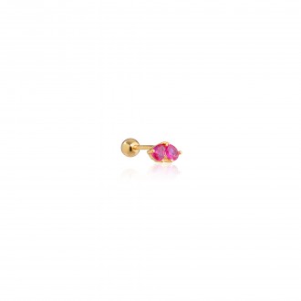 SILVER PIERCING WITH ZIRCONS