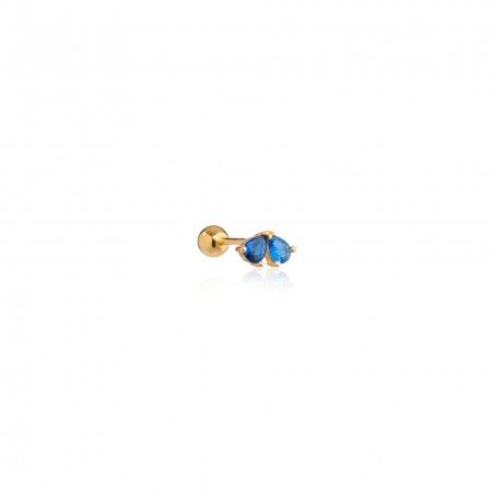 SILVER PIERCING WITH ZIRCONS