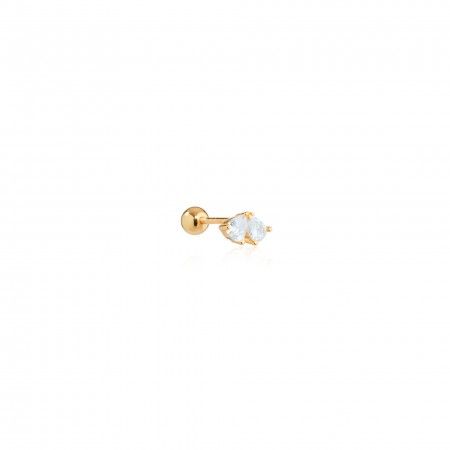 SILVER PIERCING WITH ZIRCONS