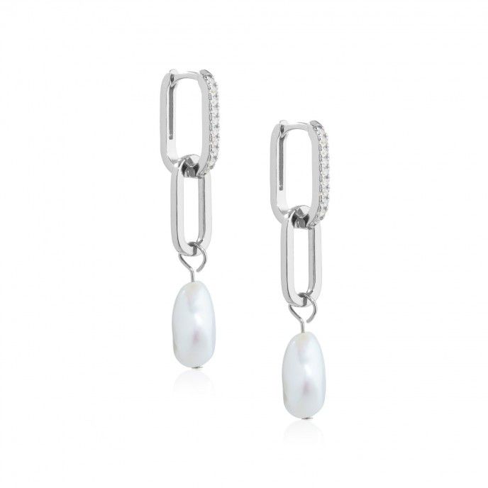 AROS CON PERLA IRREGULAR