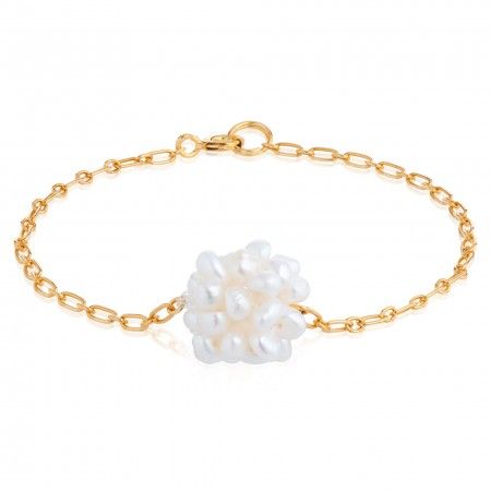 PULSERA CON PERLAS