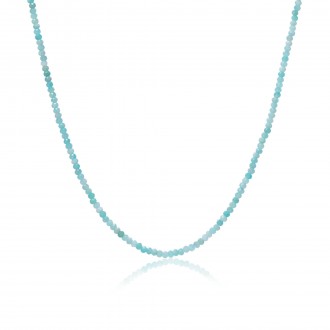 SILVER NECKLACE WITH NATURAL STONES SILVER NECKLACE WITH NATURAL STONES