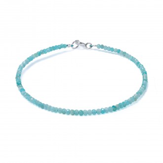 SILVER BRACELET WITH NATURAL STONES SILVER BRACELET WITH NATURAL STONES