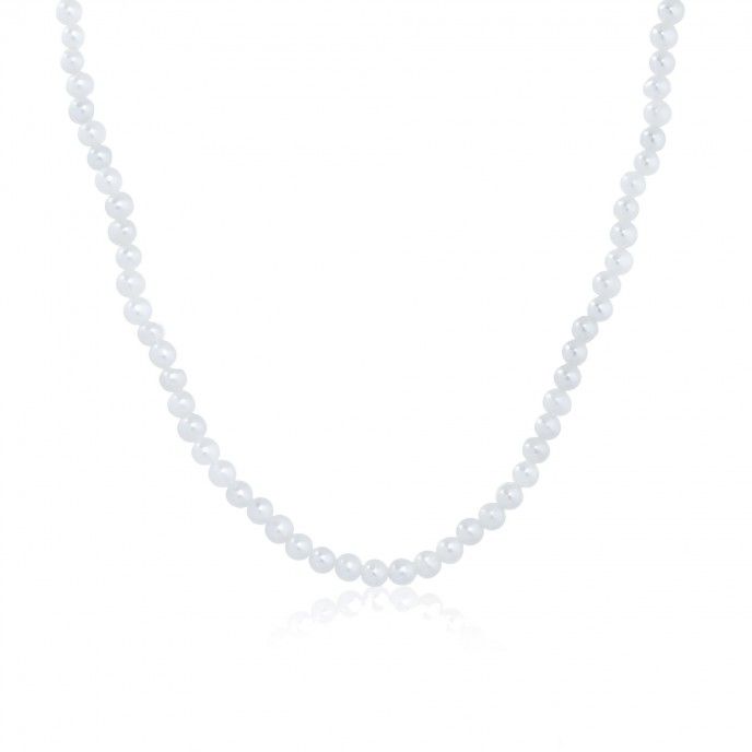 PEARLS SILVER NECKLACE