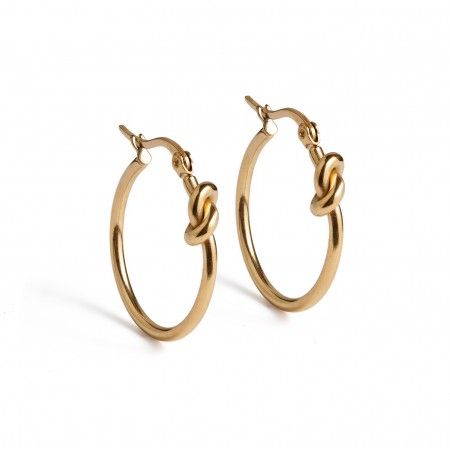 STEEL HOOPS WITH KNOT