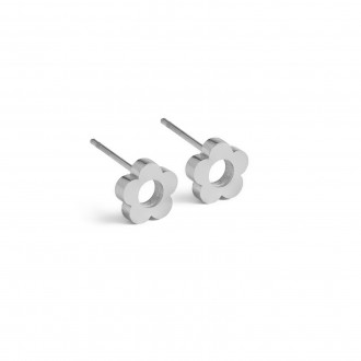 STEEL FLOWER EARINGS