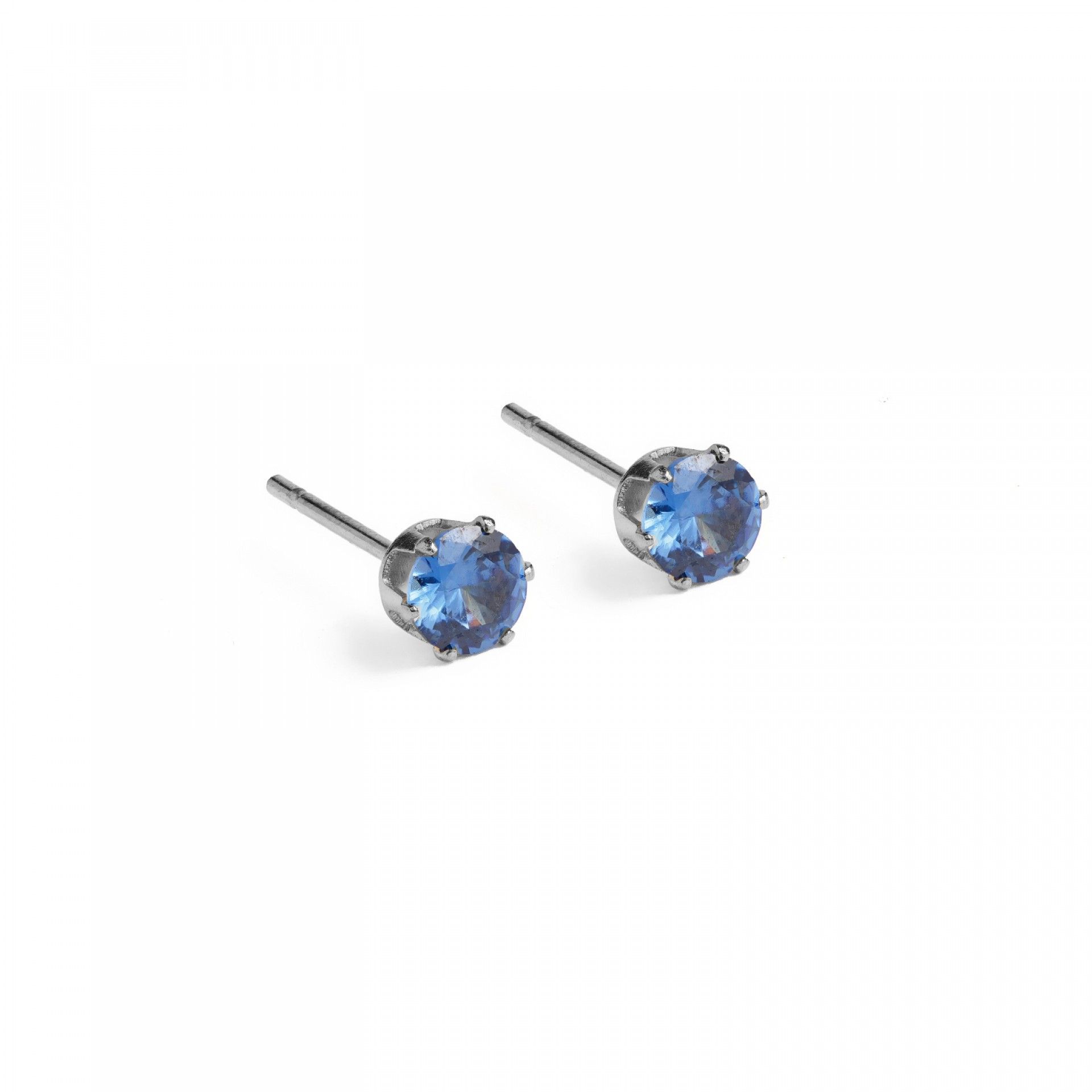 BRINCOS AÇO ZIRCÃO 4MM
