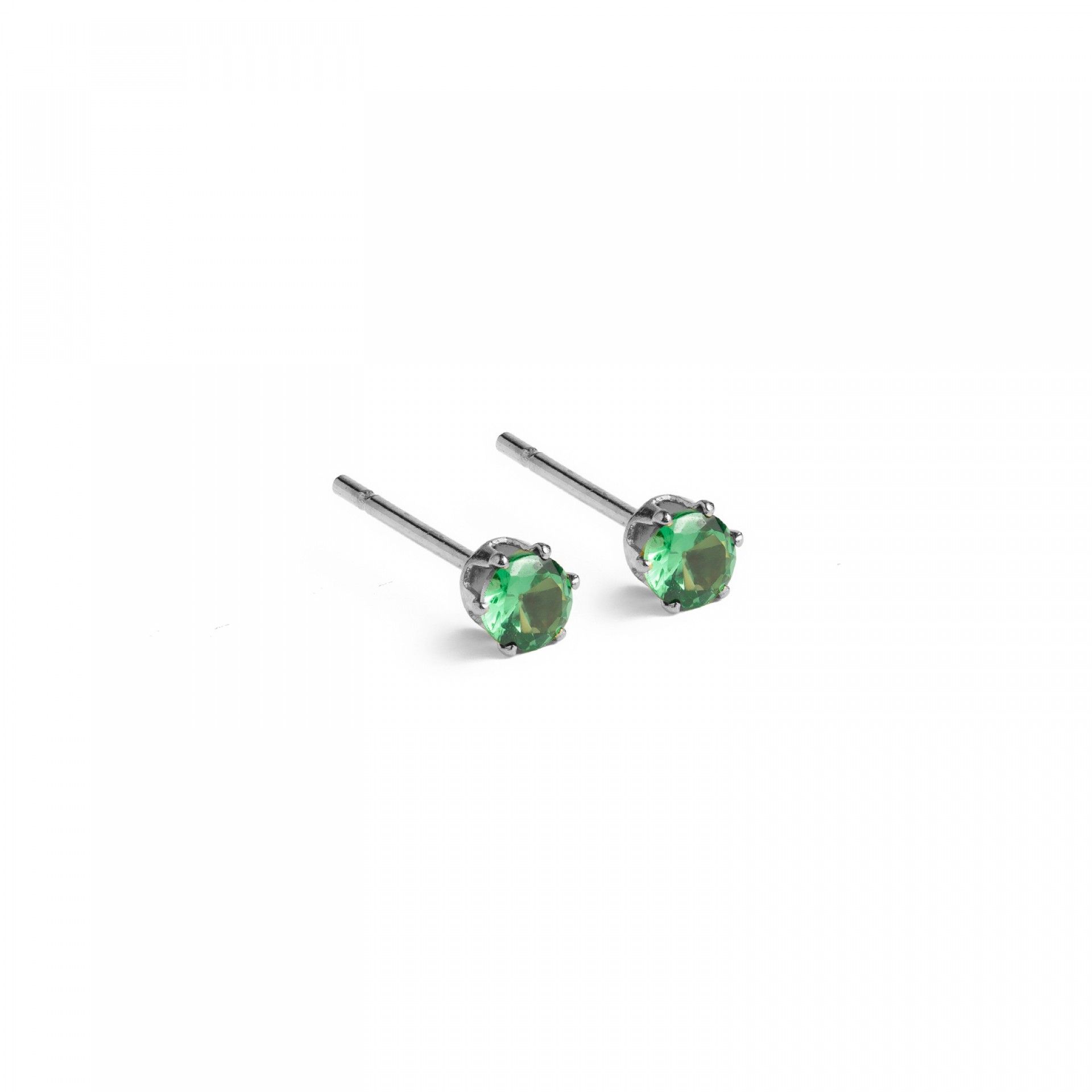 BRINCOS AÇO ZIRCÃO 3MM