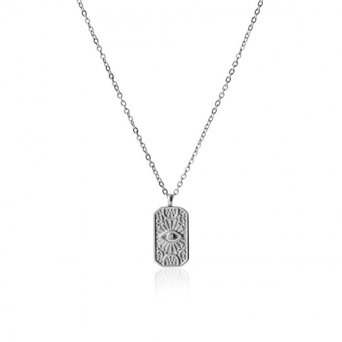 COLLAR DE ACERO OJO