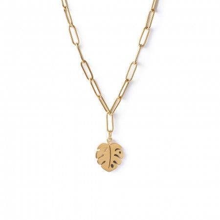 COLLAR DE ACERO HOJA